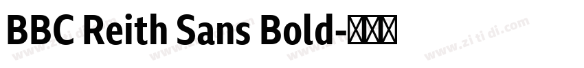 BBC Reith Sans Bold字体转换